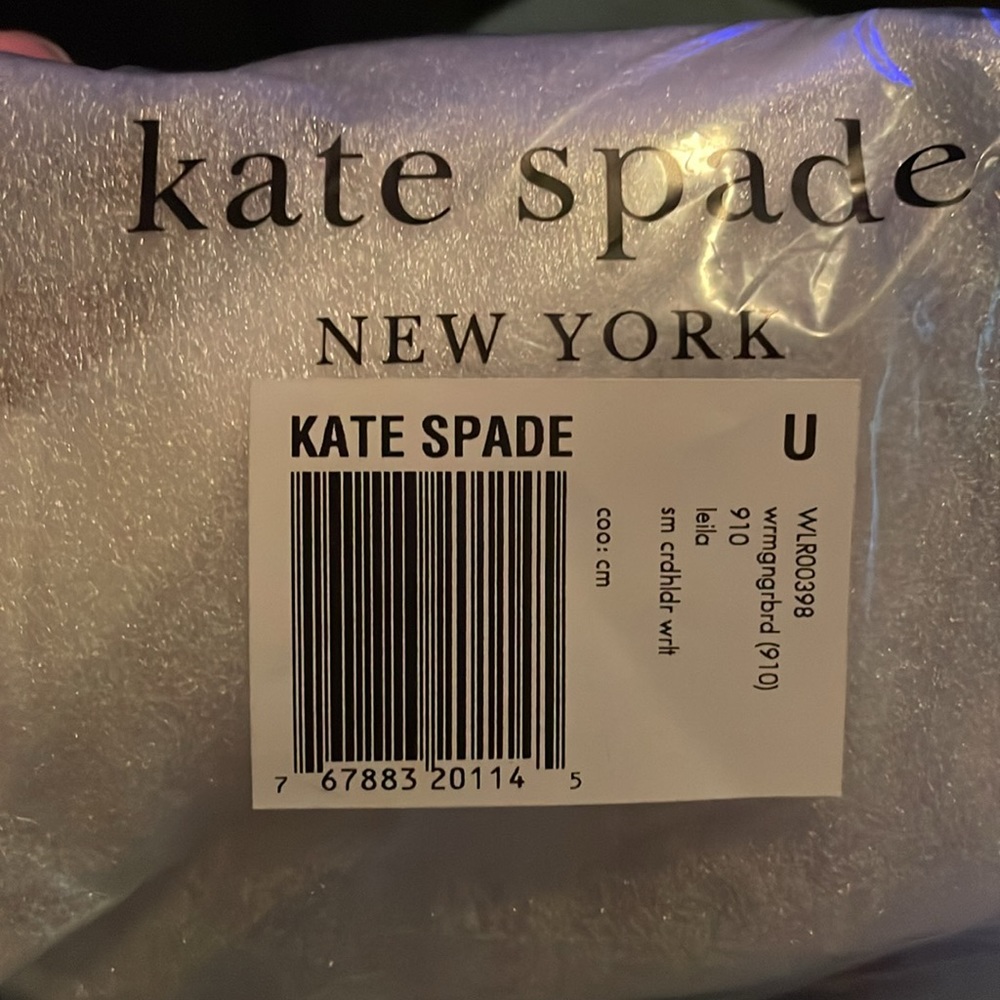 Kate Spade New York Leila Leather Card Holder Wristlet nwt - Picture 7 of 7
